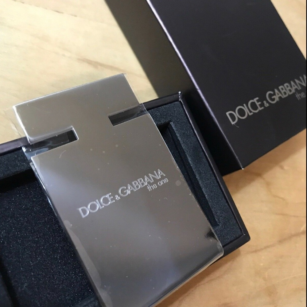 NIB Dolce & Gabbana The One Money Clip Stainless